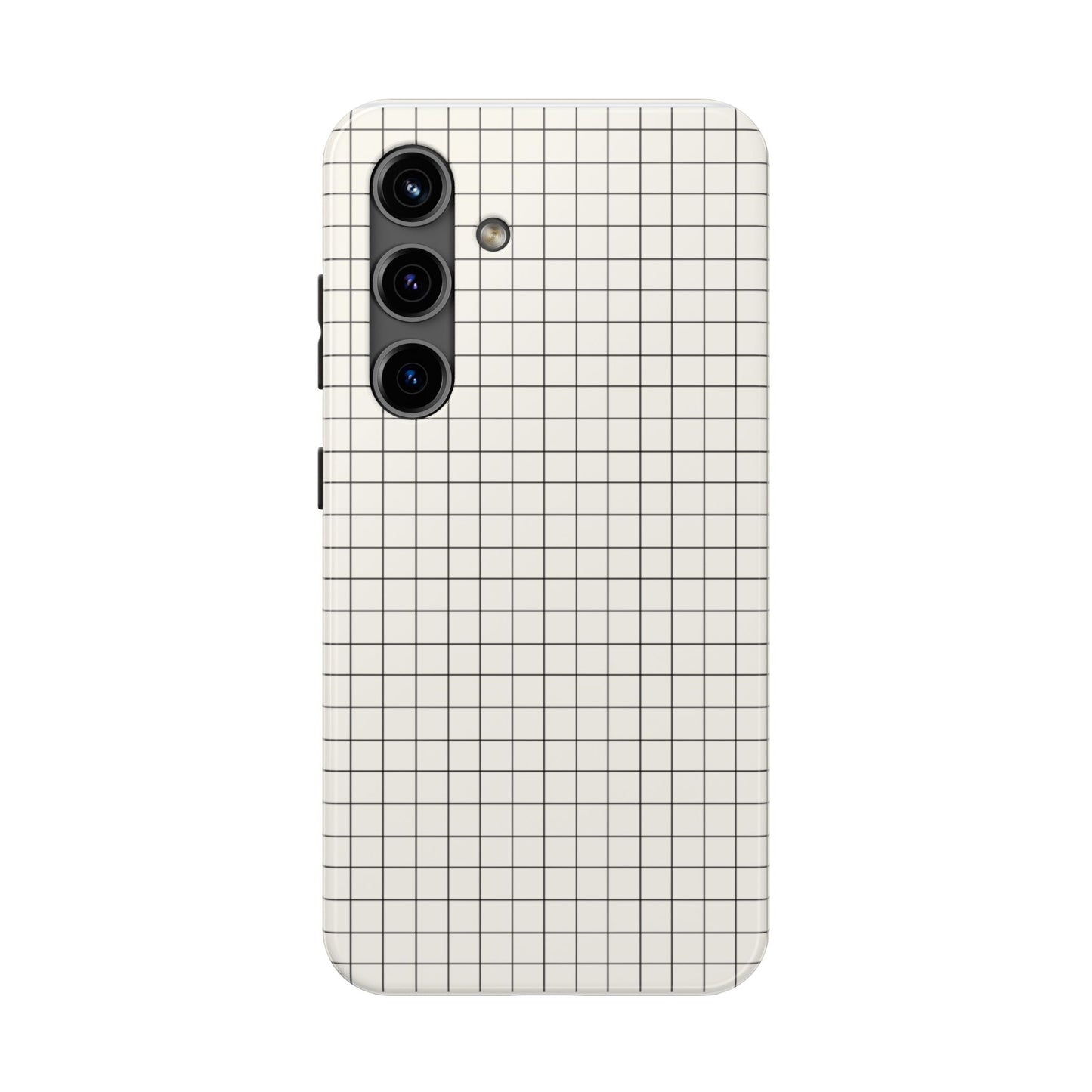 The Architect |Tough Phone Case Minimal Graph Paper Design