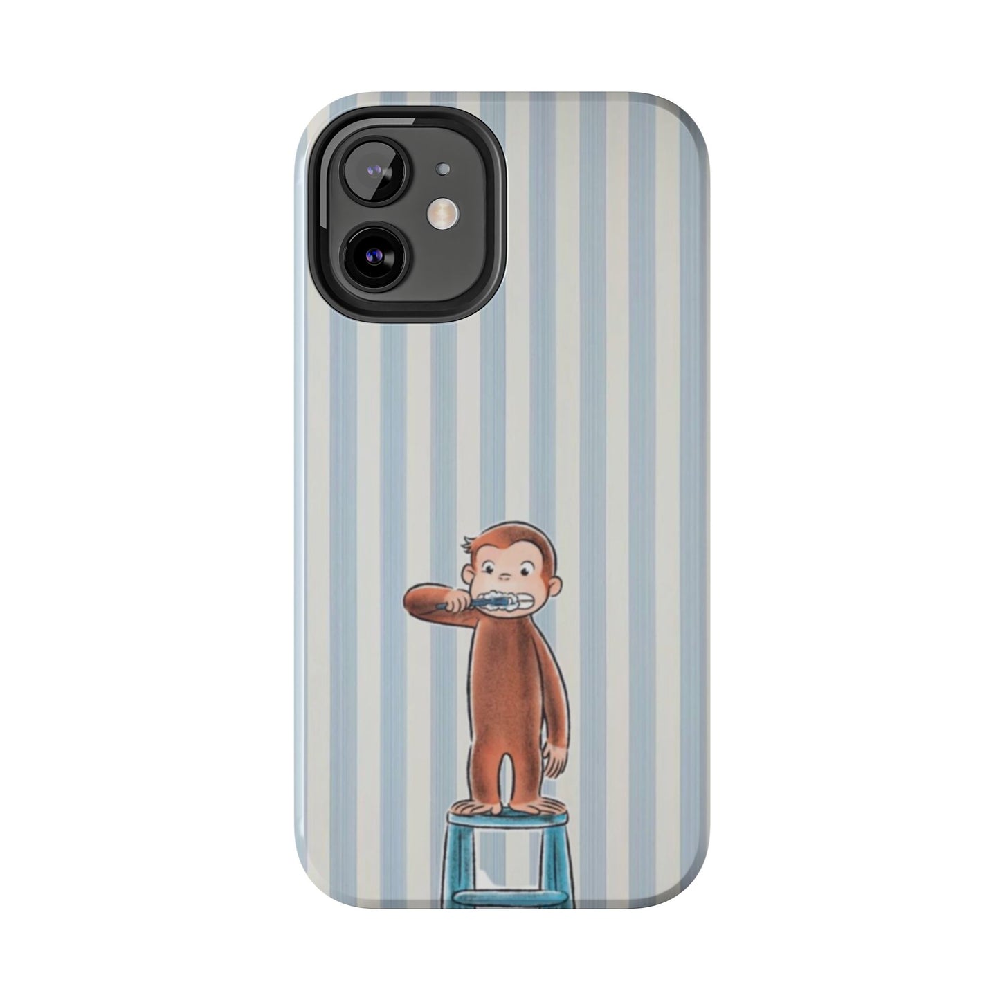 Curious George, Brushing Teeth — Monkey Brushing Tooth Tough Phone Case