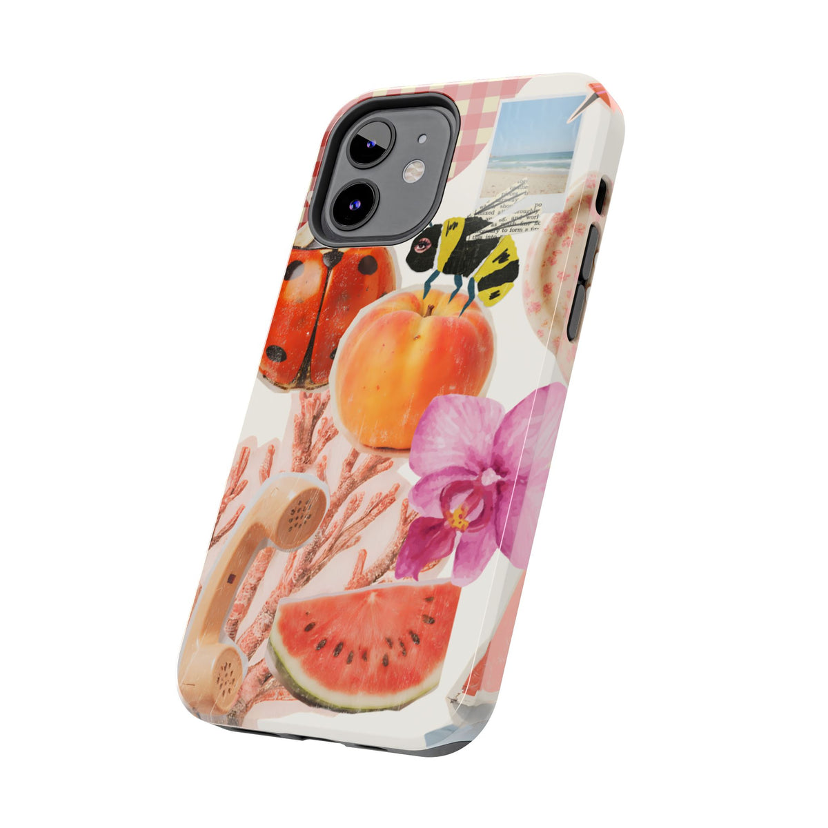 The farmers Market — Floral Fruit Collage Tough Phone Case
