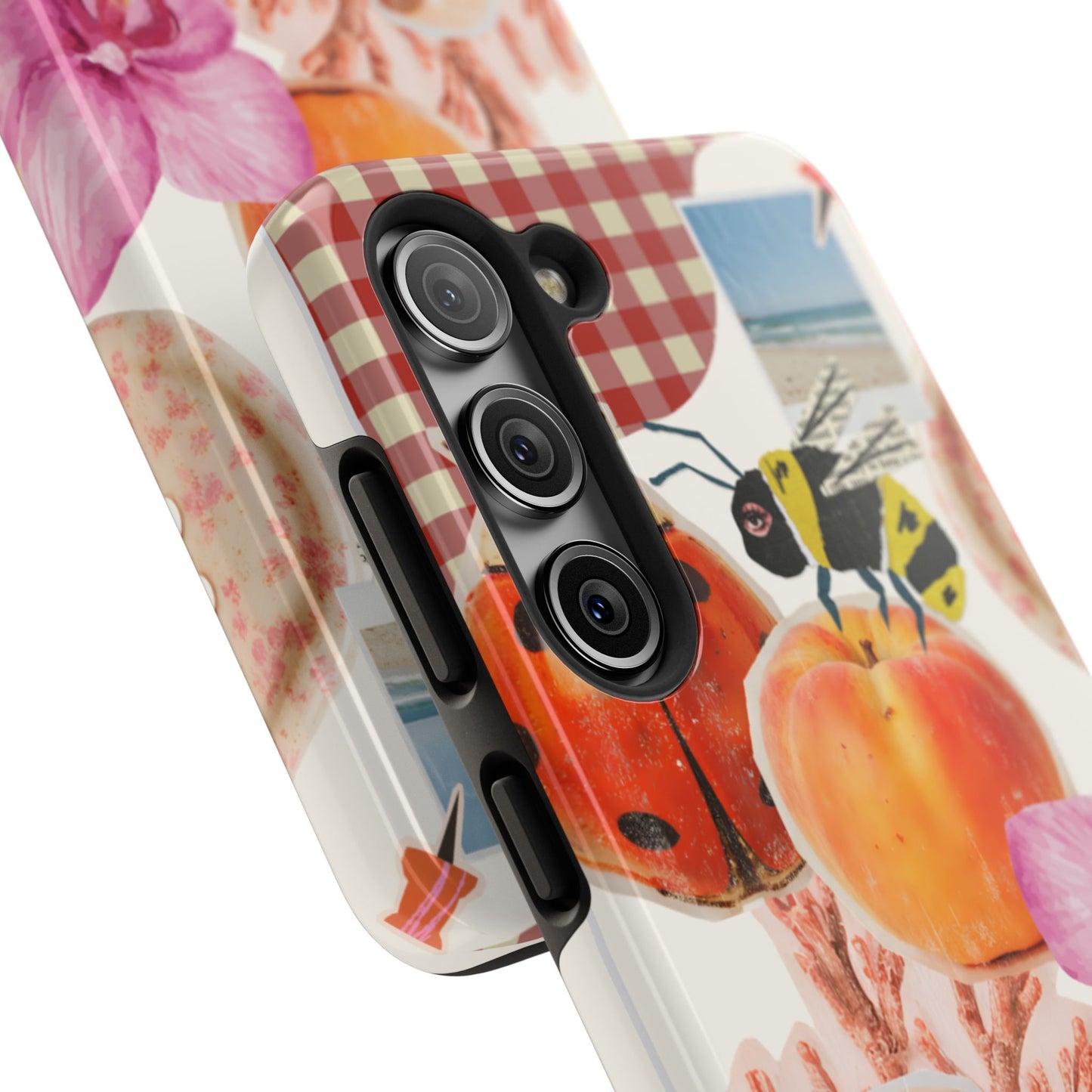 The farmers Market — Floral Fruit Collage Tough Phone Case