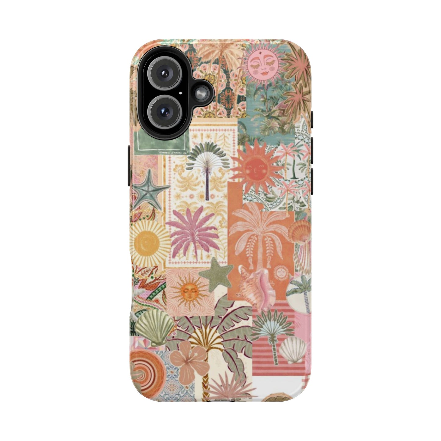 Girls Just Wanna Have Fun! — Tough Phone Case  Retro Tropical Collage iPhone Case