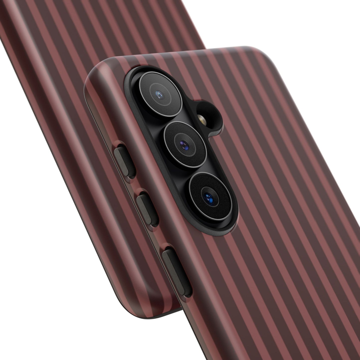 Striped Double Burgundy  — Tough Phone Case