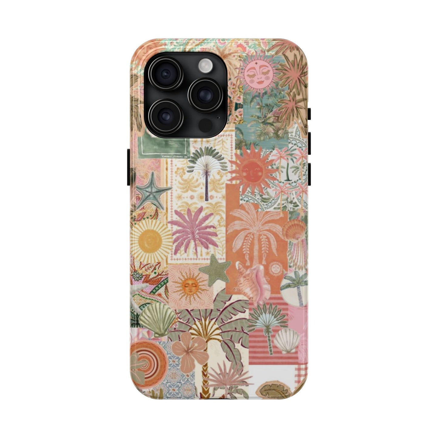 Girls Just Wanna Have Fun! — Tough Phone Case  Retro Tropical Collage iPhone Case
