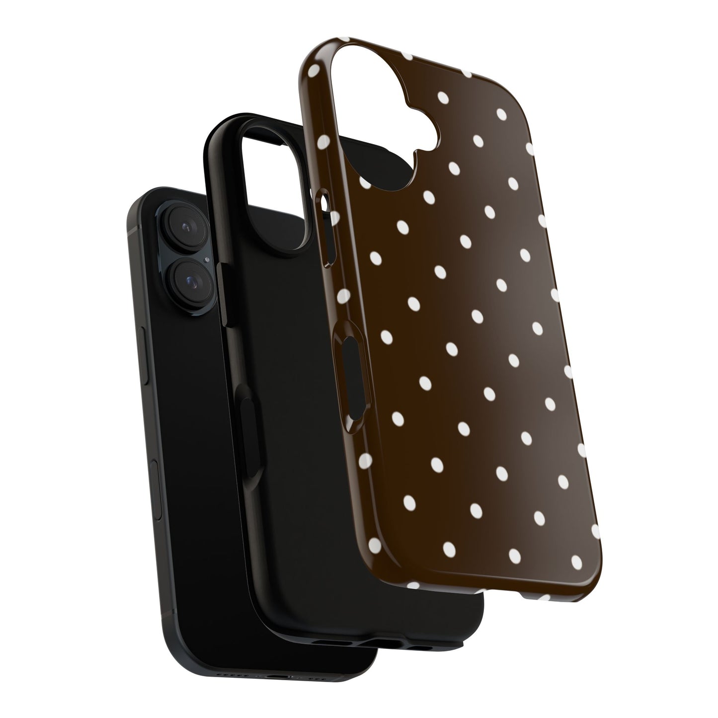 Cacao Polka Dot  — Phone Case Tough Case