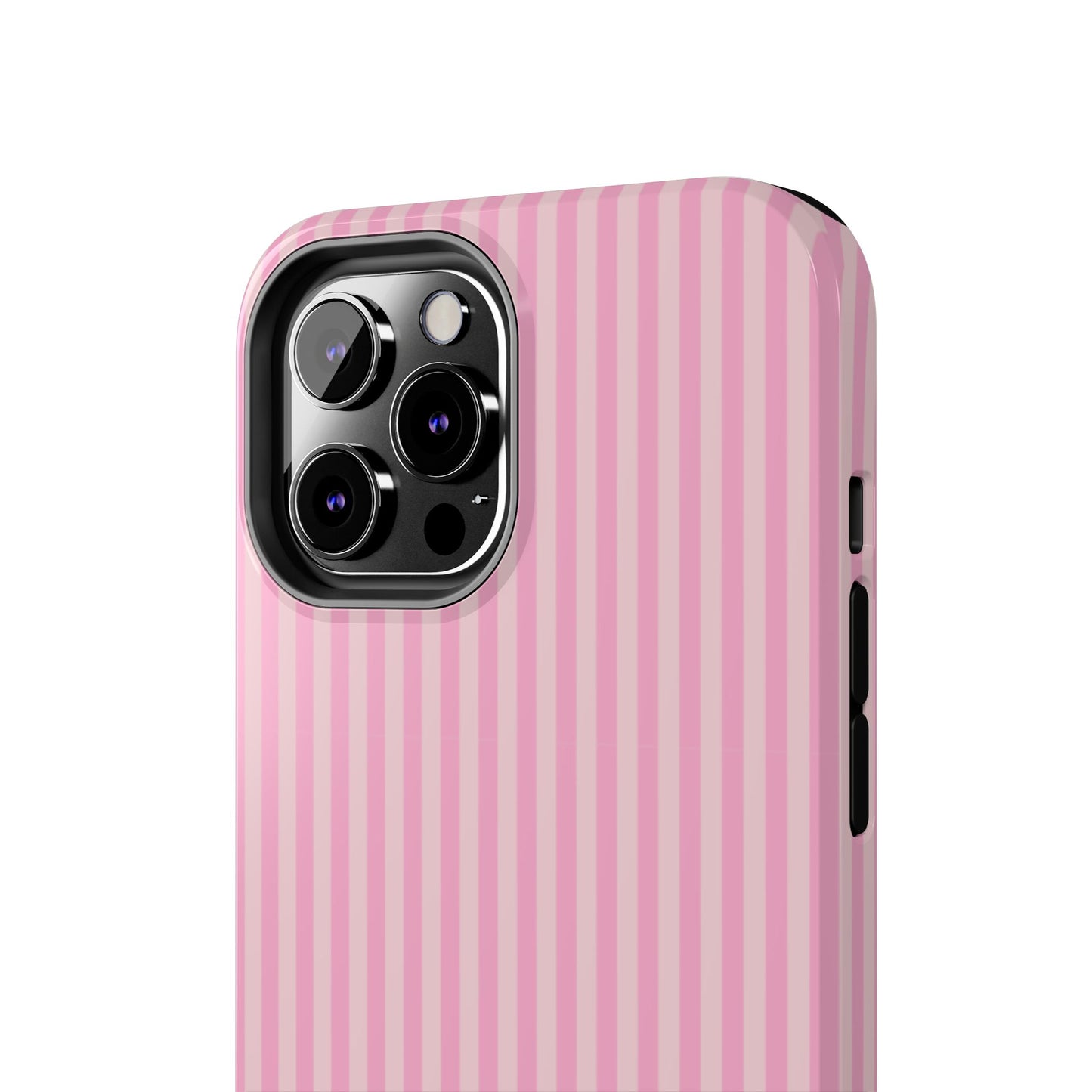 Pretty In Pink  – Pink Vertical Stripe Tough Phone Case