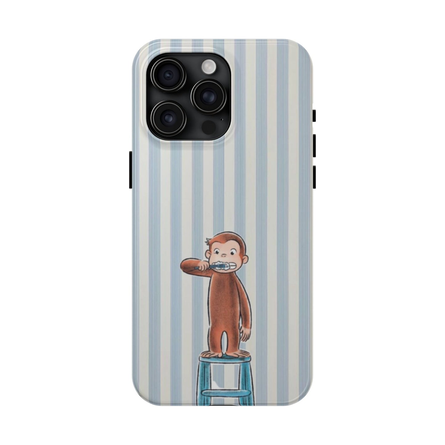 Curious George, Brushing Teeth — Monkey Brushing Tooth Tough Phone Case