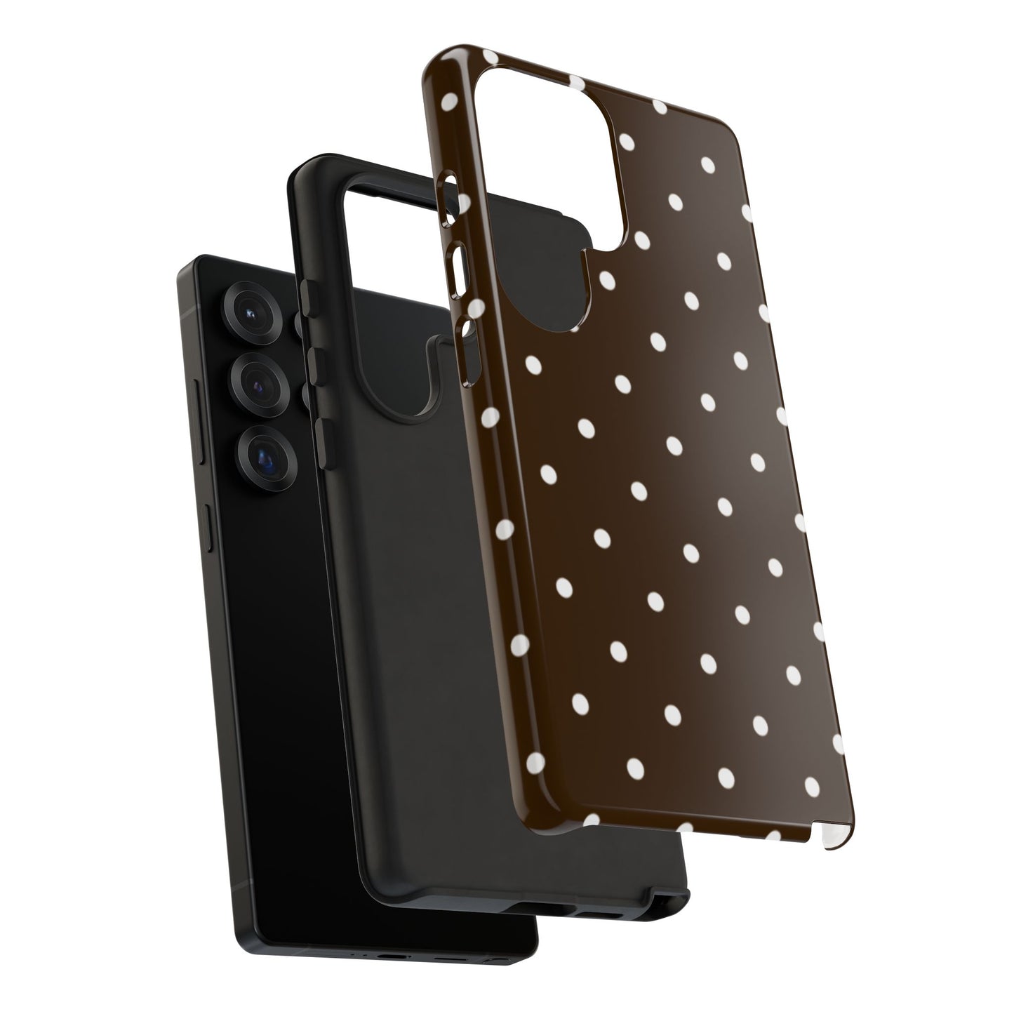 Cacao Polka Dot  — Phone Case Tough Case