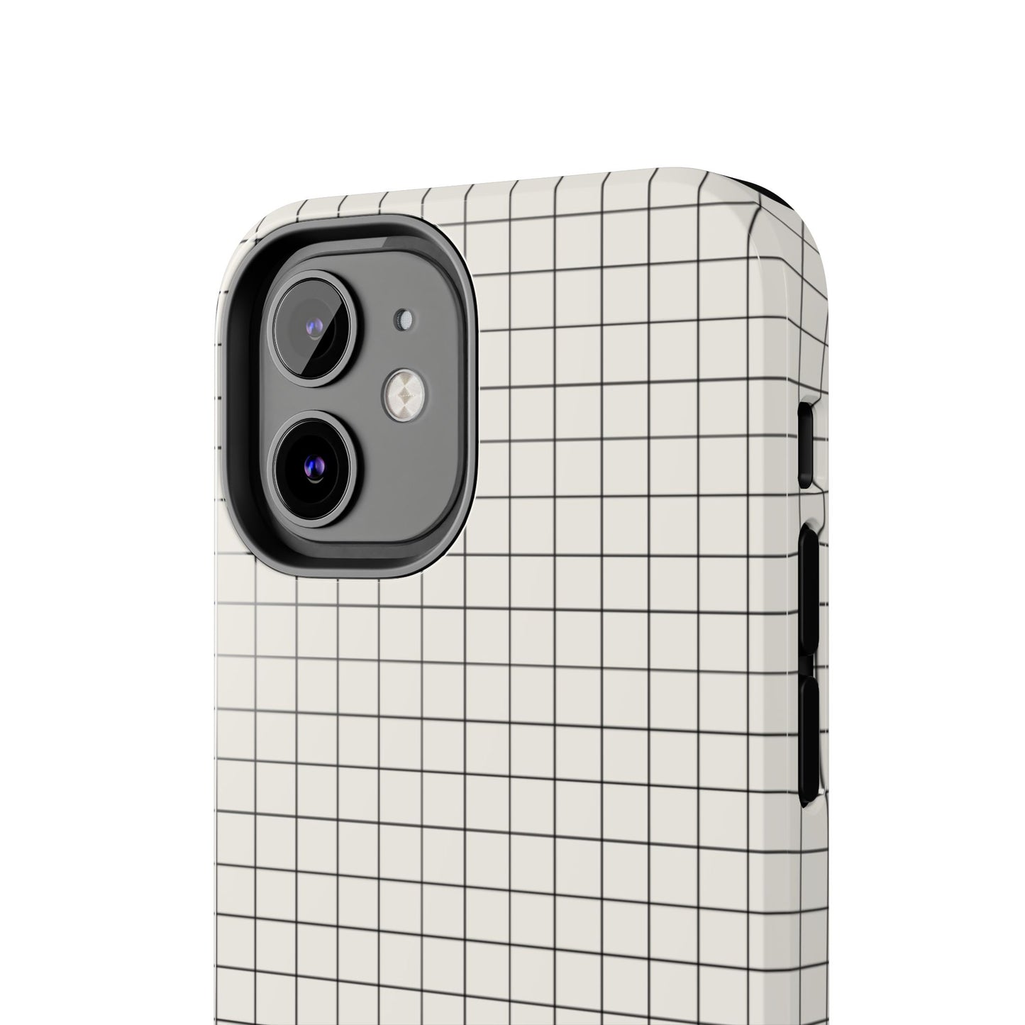 The Architect |Tough Phone Case Minimal Graph Paper Design
