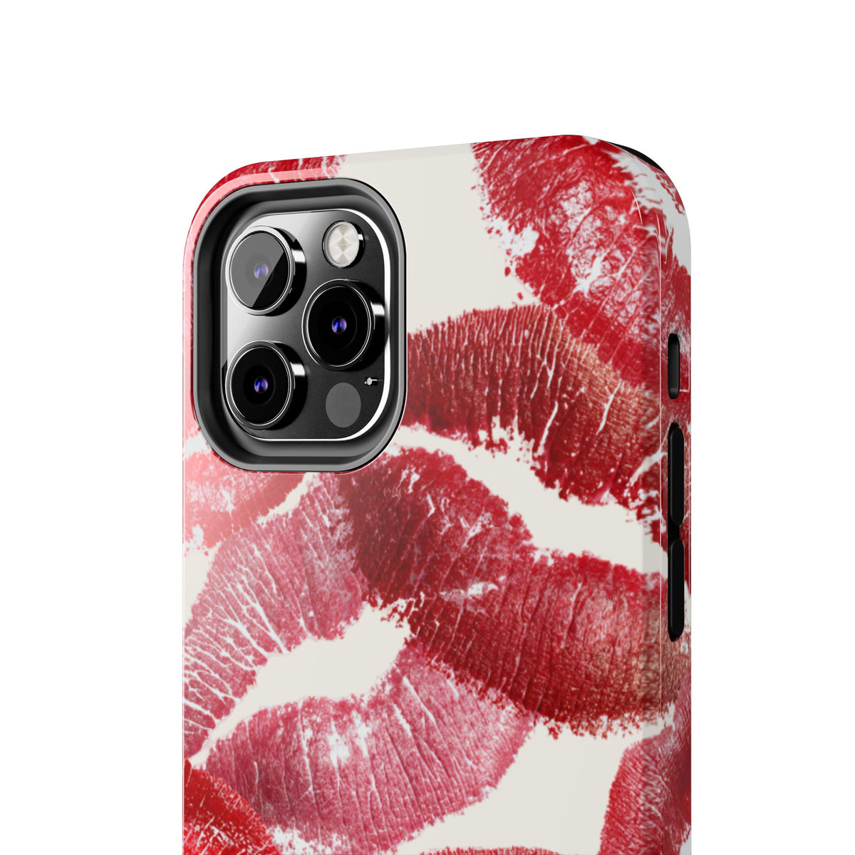 Red Lipstick Kiss Pattern Phone Case | Tough Phone Case