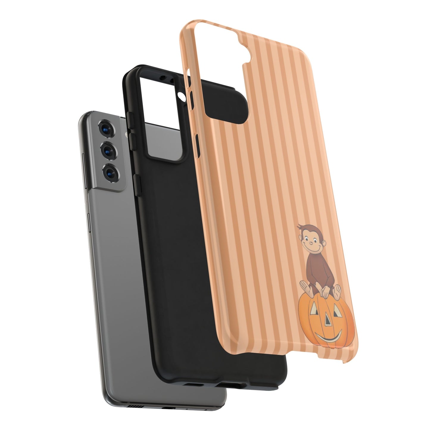 Pumpkin Curious George —  Tough Phone Case