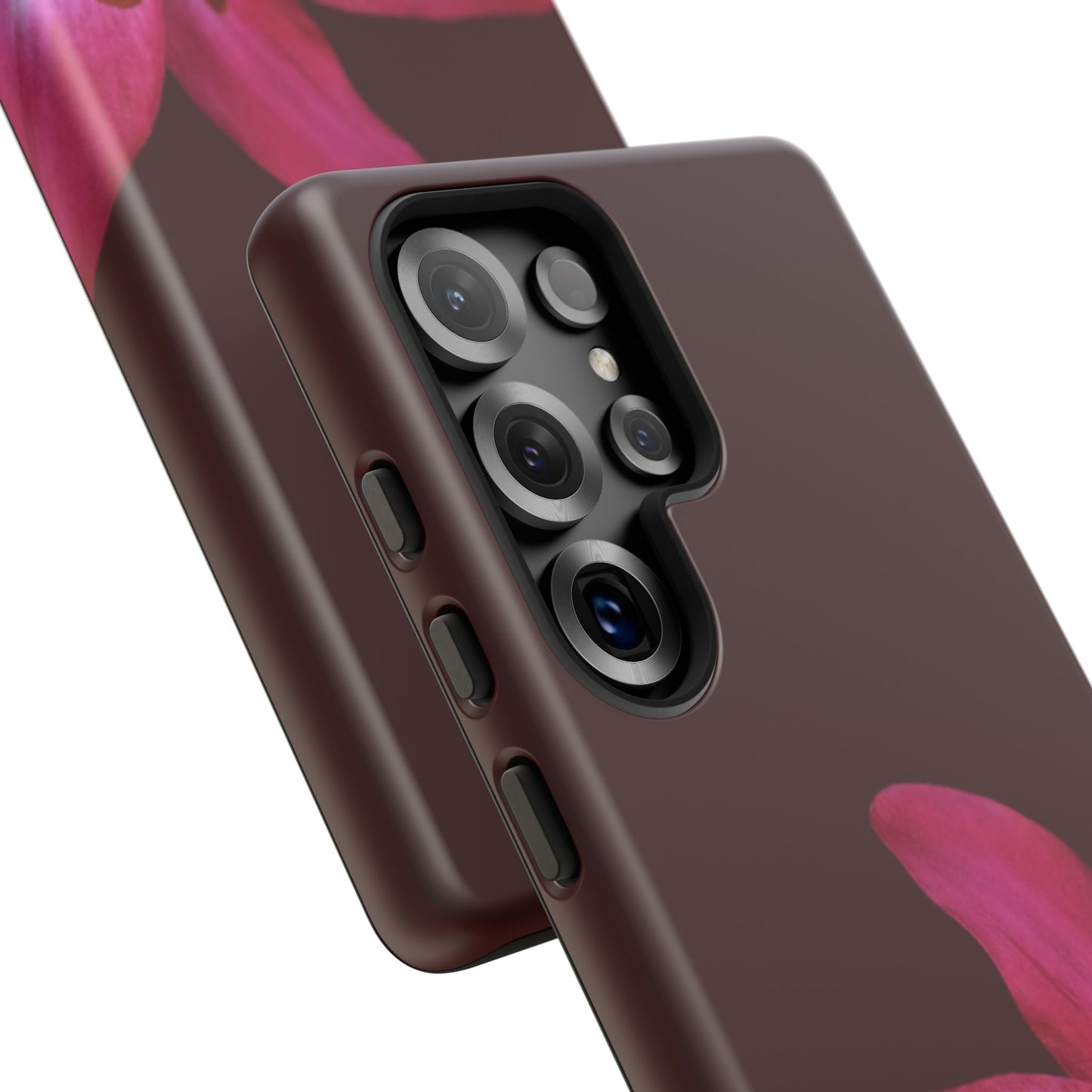 Burgundy Lily Floral – Phone Case Tough Case