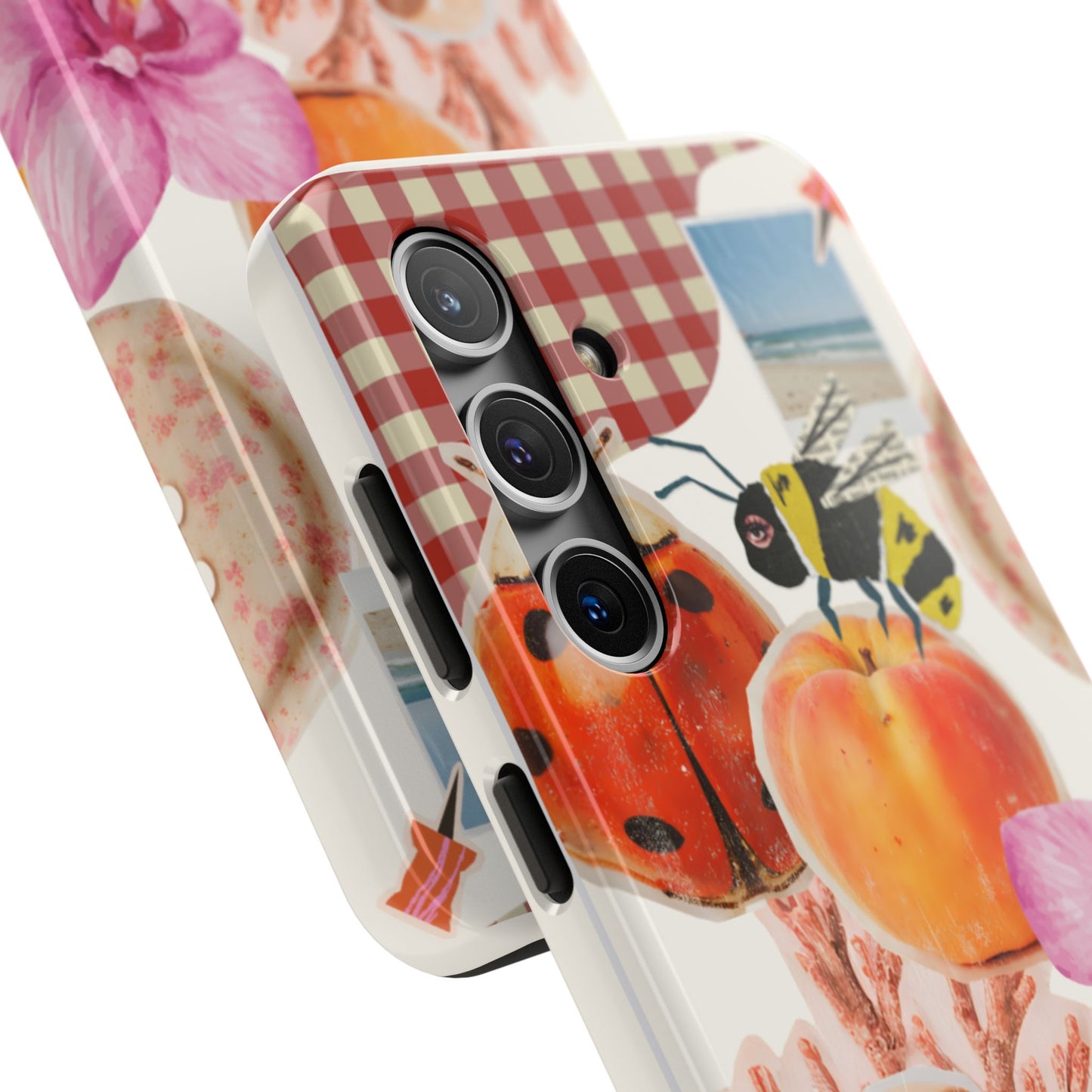 The farmers Market — Floral Fruit Collage Tough Phone Case