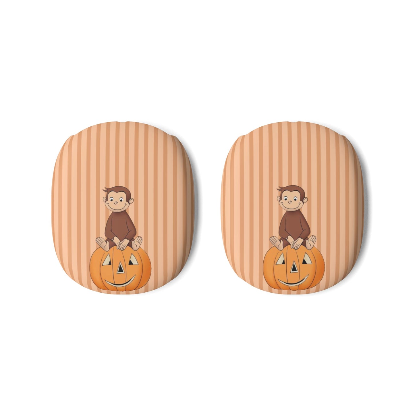 Pumpkin Curious George —  AirPod Max Case
