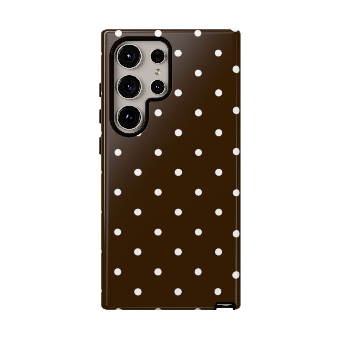 Cacao Polka Dot  — Phone Case Tough Case
