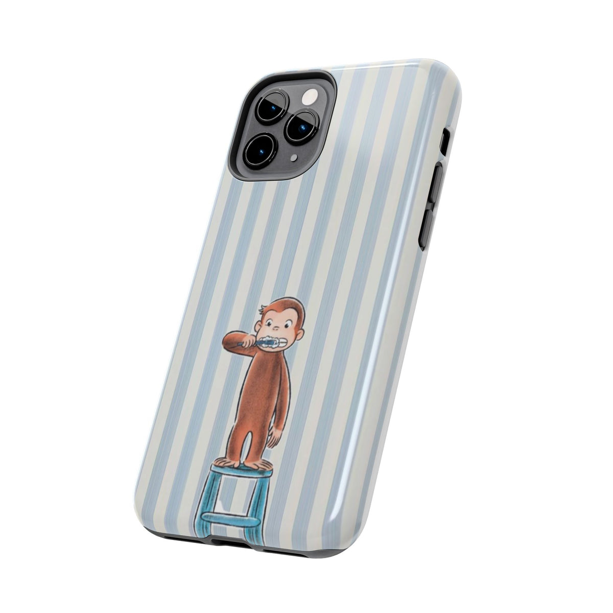 Curious George, Brushing Teeth — Monkey Brushing Tooth Tough Phone Case