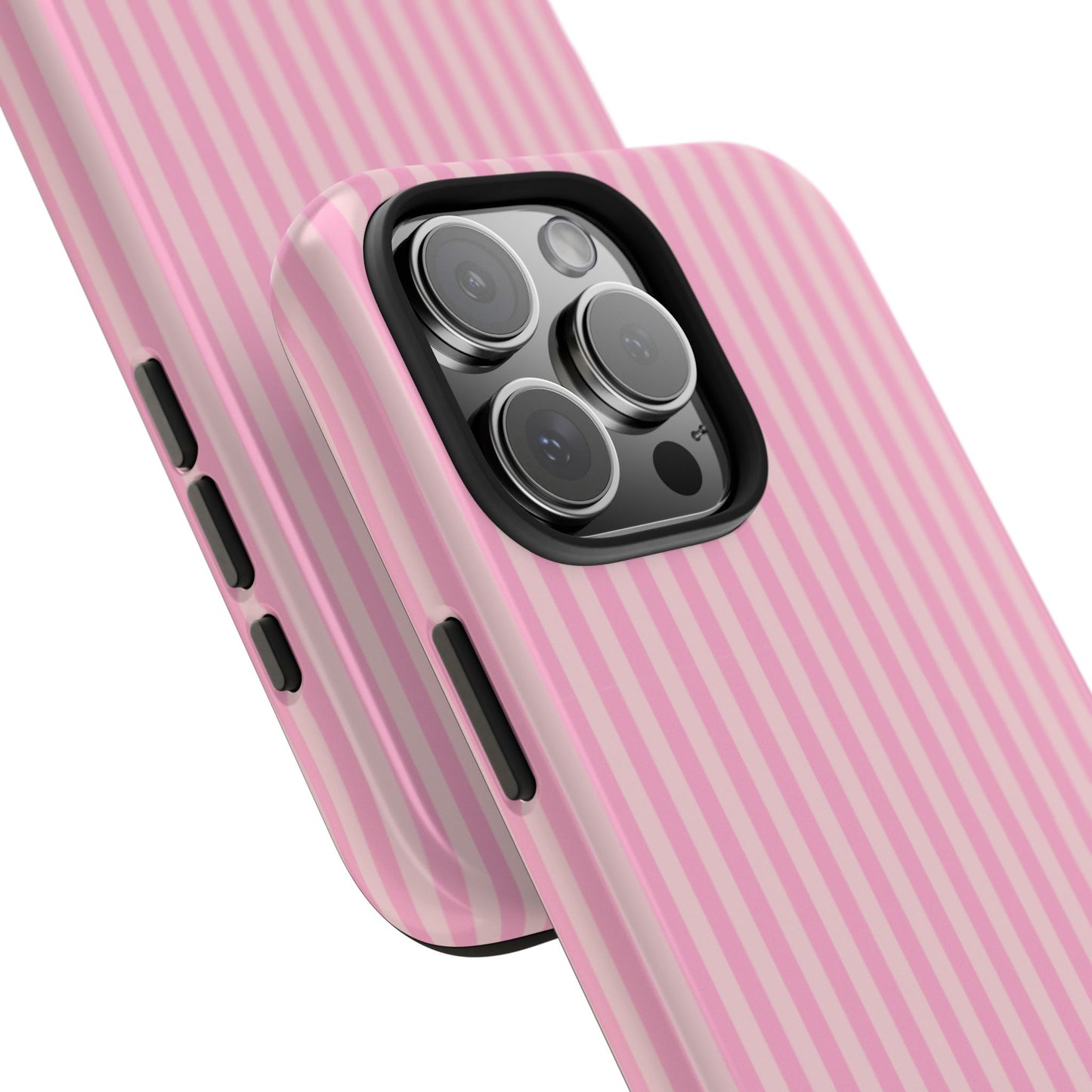Pretty In Pink  – Pink Vertical Stripe Tough Phone Case