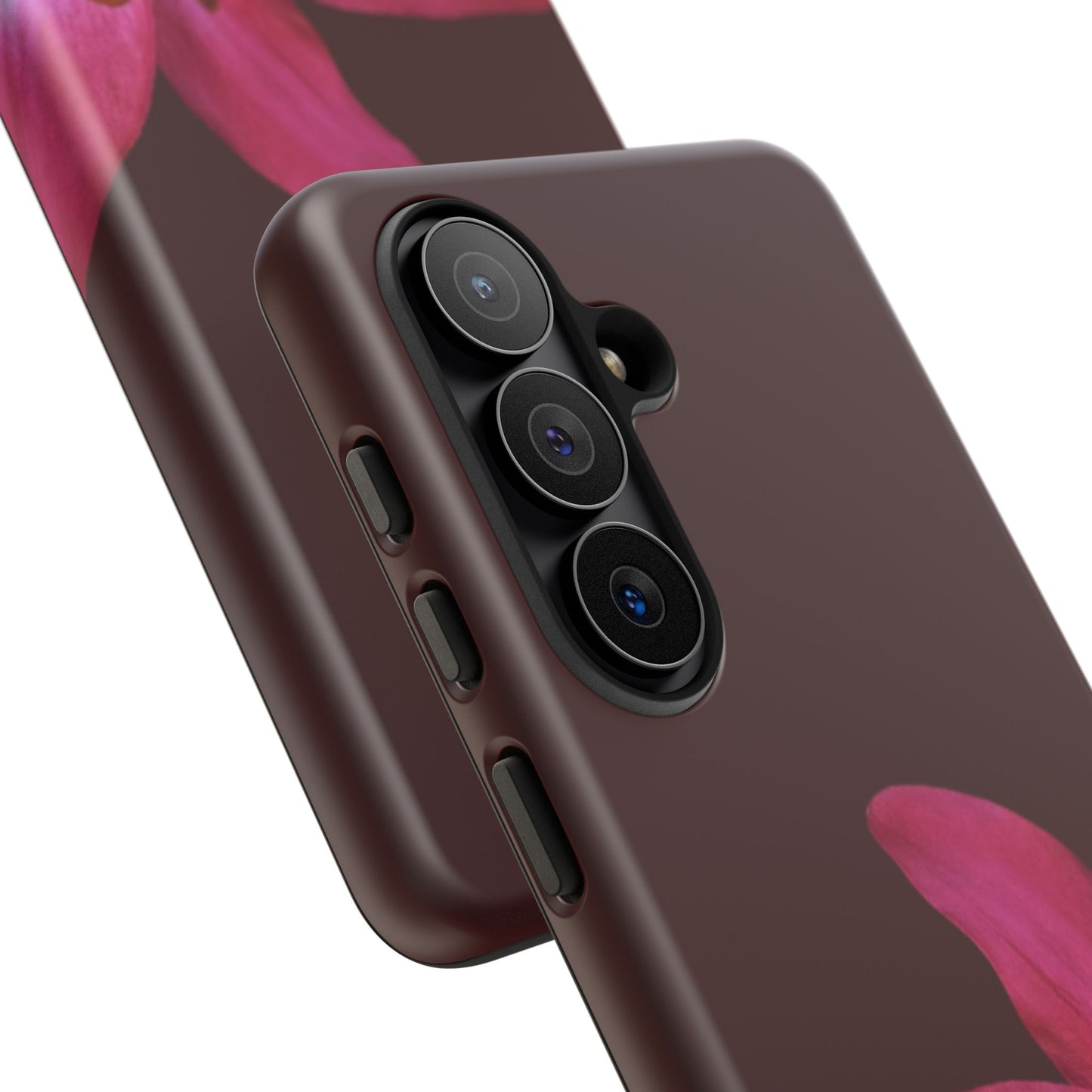 Burgundy Lily Floral – Phone Case Tough Case