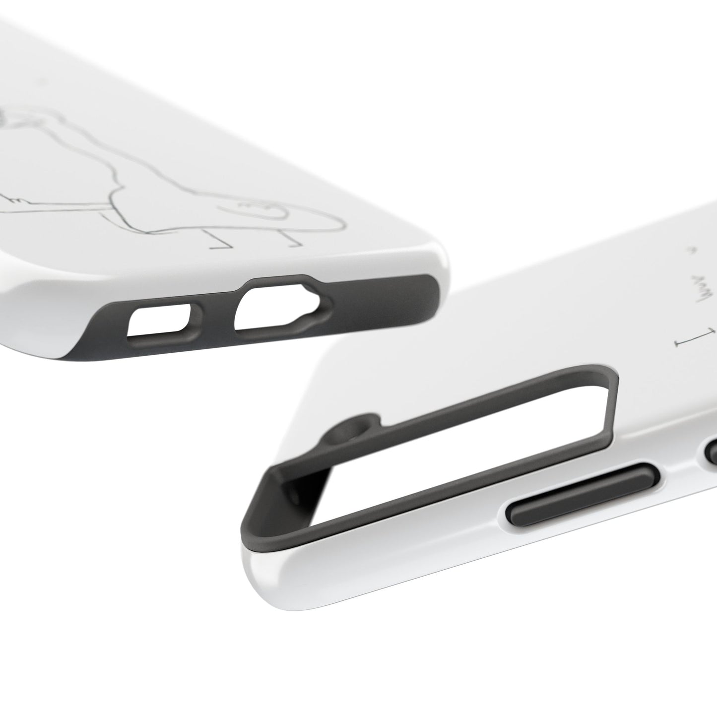 Funny Duck 'I wuv u'— Tough Phone Case