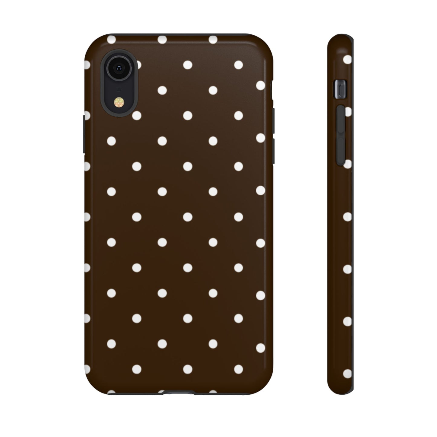 Cacao Polka Dot  — Phone Case Tough Case