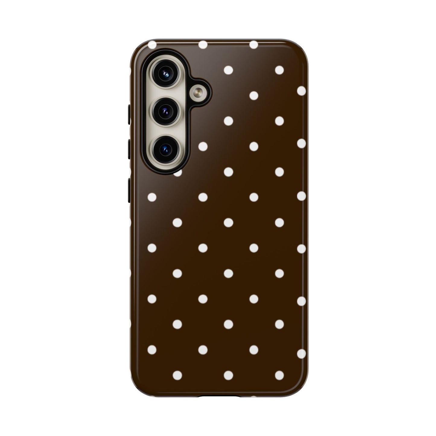 Cacao Polka Dot  — Phone Case Tough Case