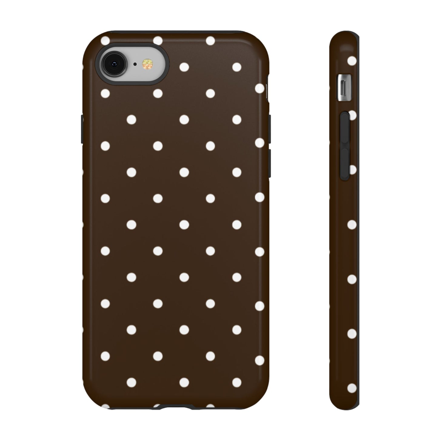Cacao Polka Dot  — Phone Case Tough Case