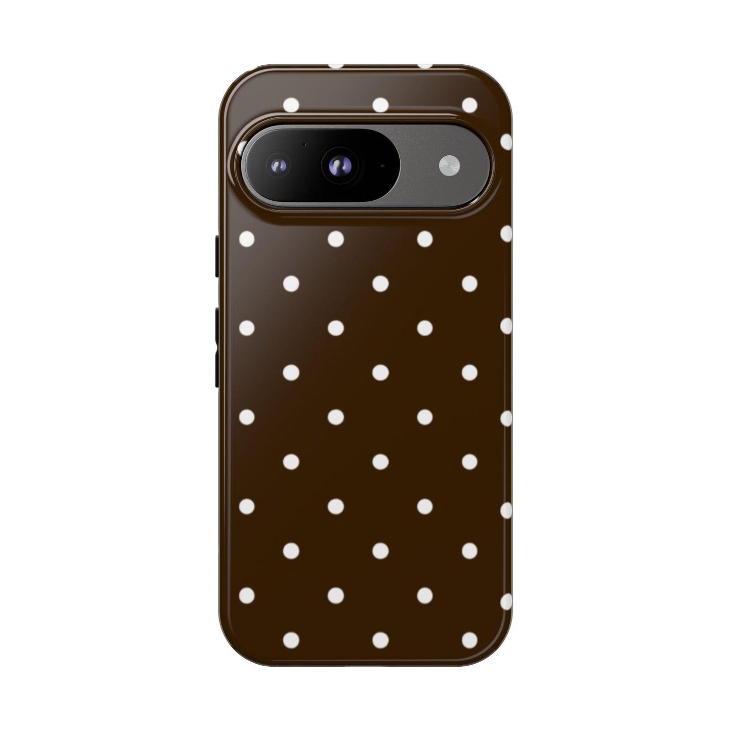 Cacao Polka Dot  — Phone Case Tough Case