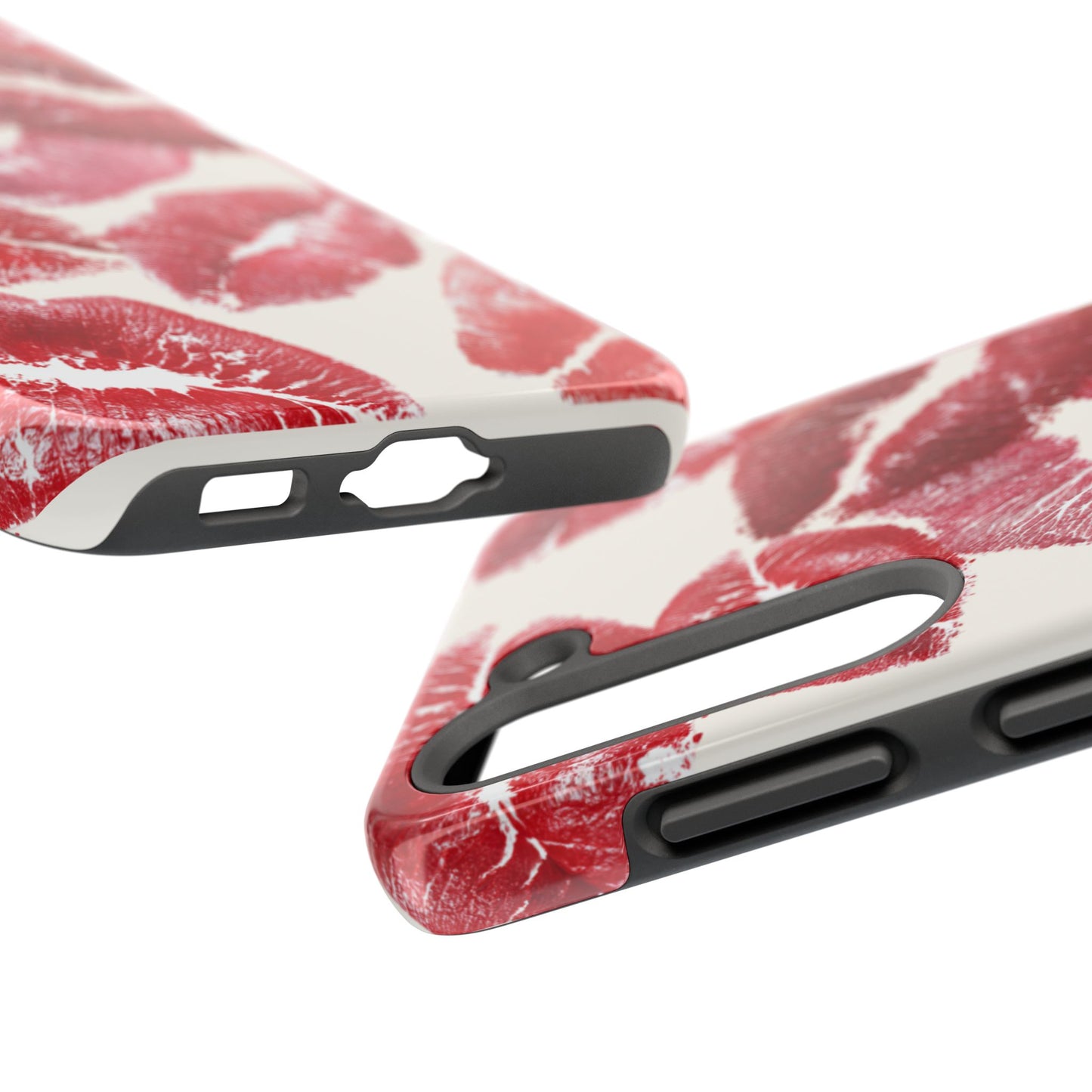 Red Lipstick Kiss Pattern Phone Case | Tough Phone Case