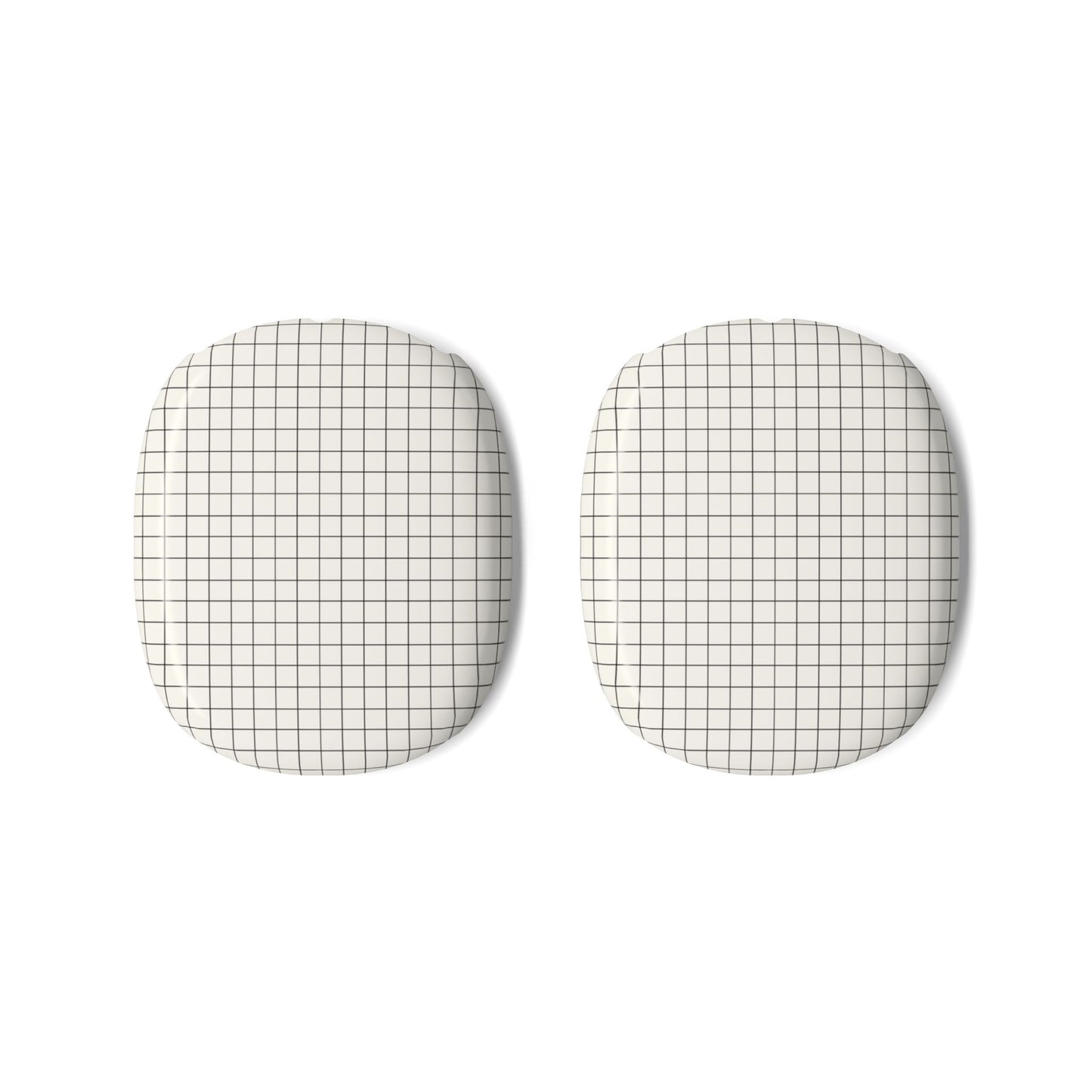 Minimal Grid Pattern AirPods Max Shell Case | Checked Line Design