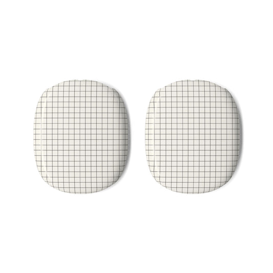 Minimal Grid Pattern AirPods Max Shell Case | Checked Line Design