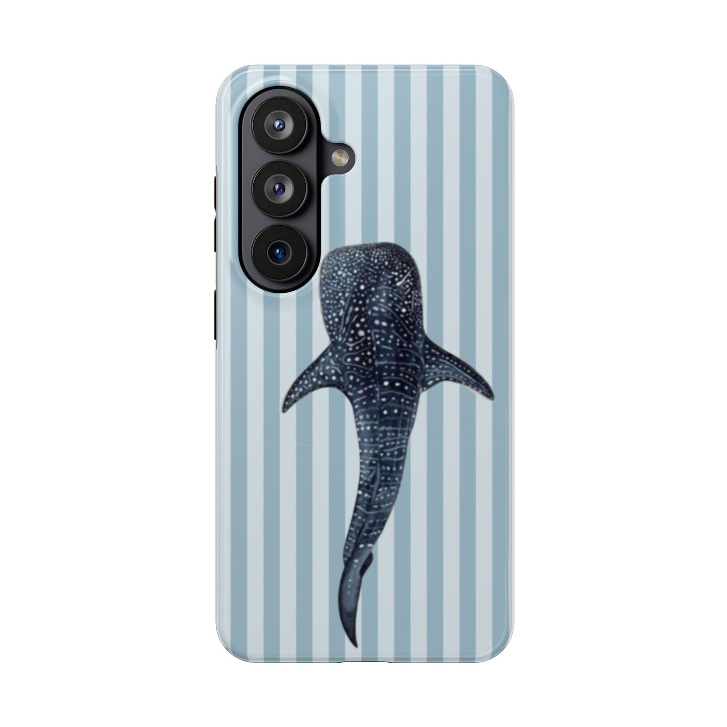 Deep Sea  — Blue Striped Tough Protective Cover