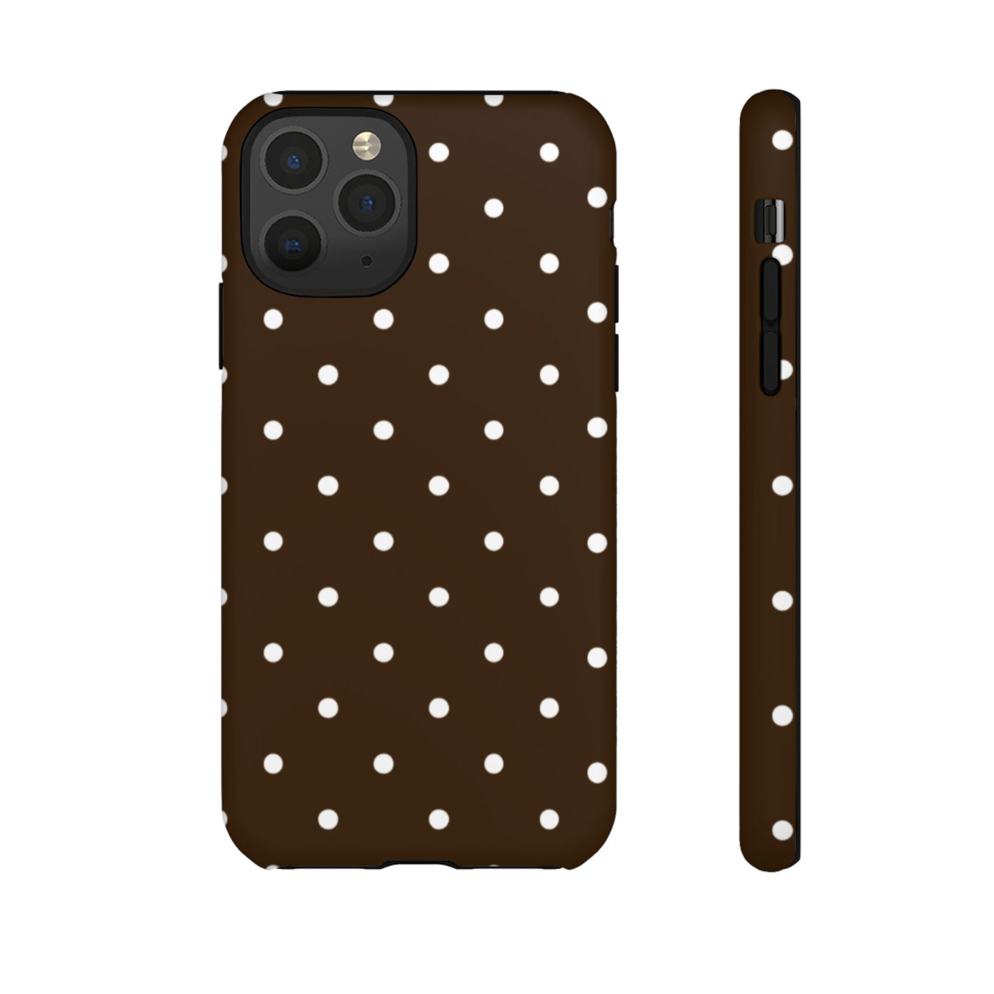 Cacao Polka Dot  — Phone Case Tough Case