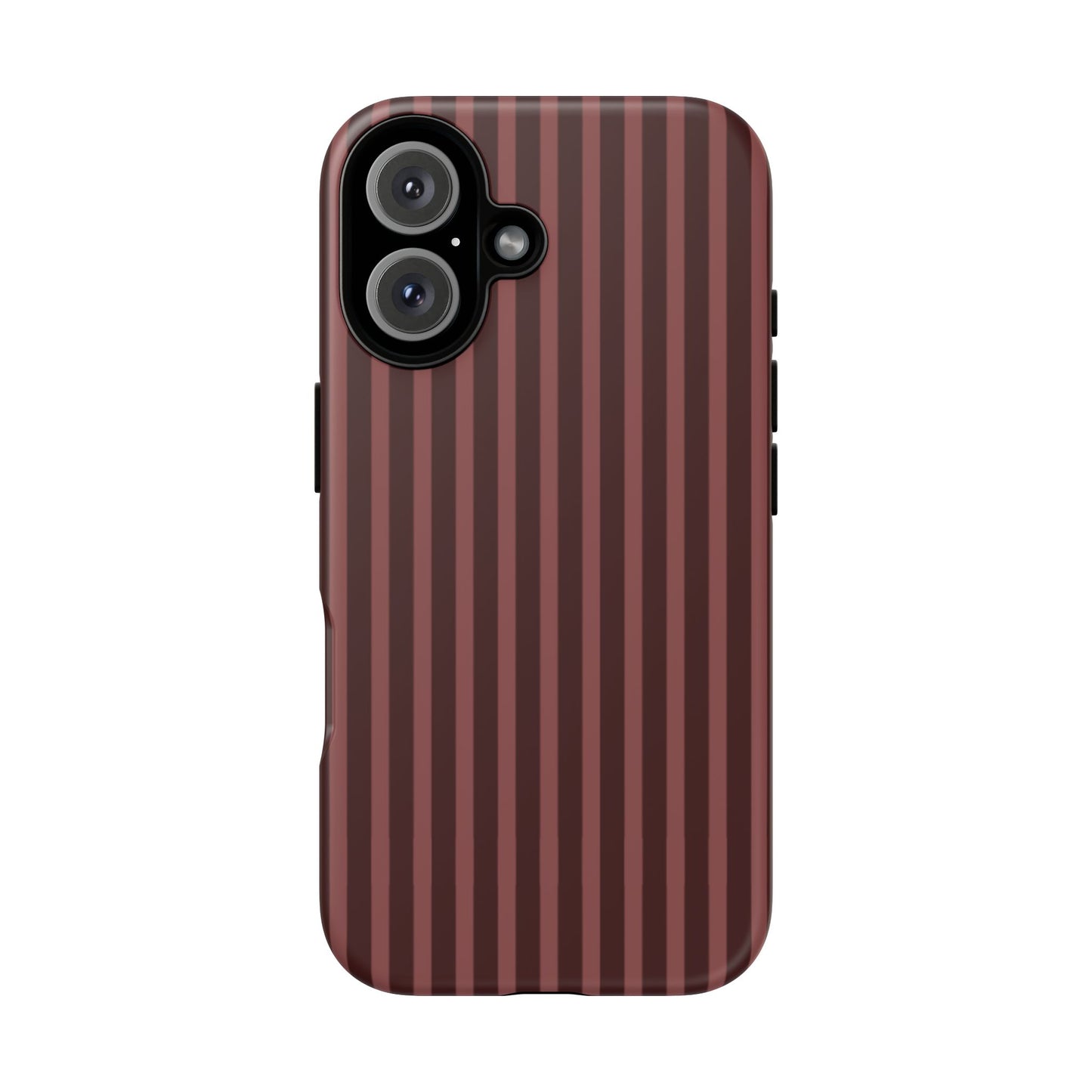 Striped Double Burgundy  — Tough Phone Case