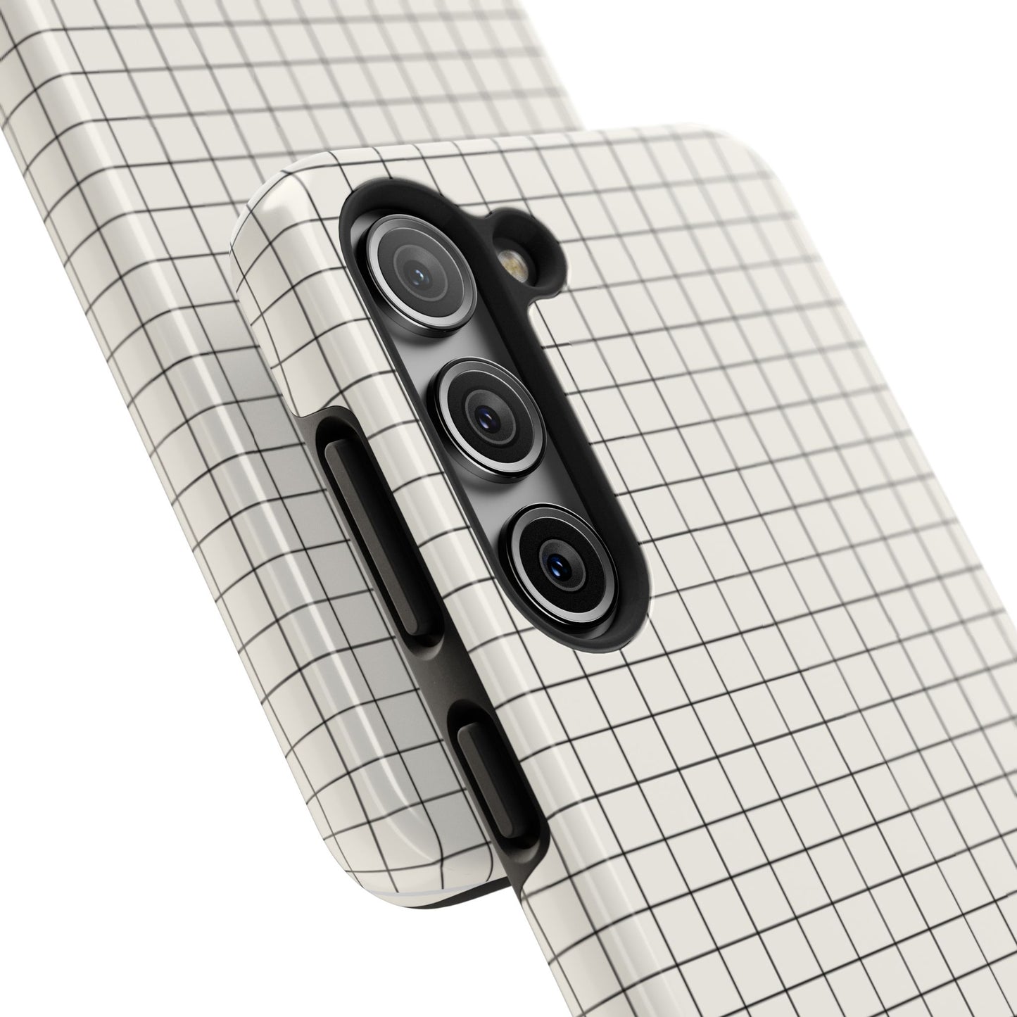 The Architect |Tough Phone Case Minimal Graph Paper Design