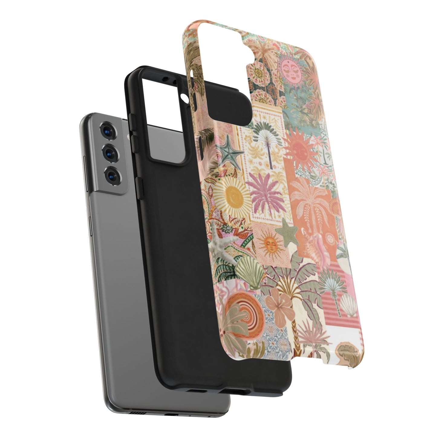 Girls Just Wanna Have Fun! — Tough Phone Case  Retro Tropical Collage iPhone Case