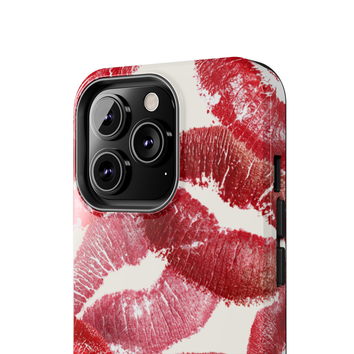 Red Lipstick Kiss Pattern Phone Case | Tough Phone Case