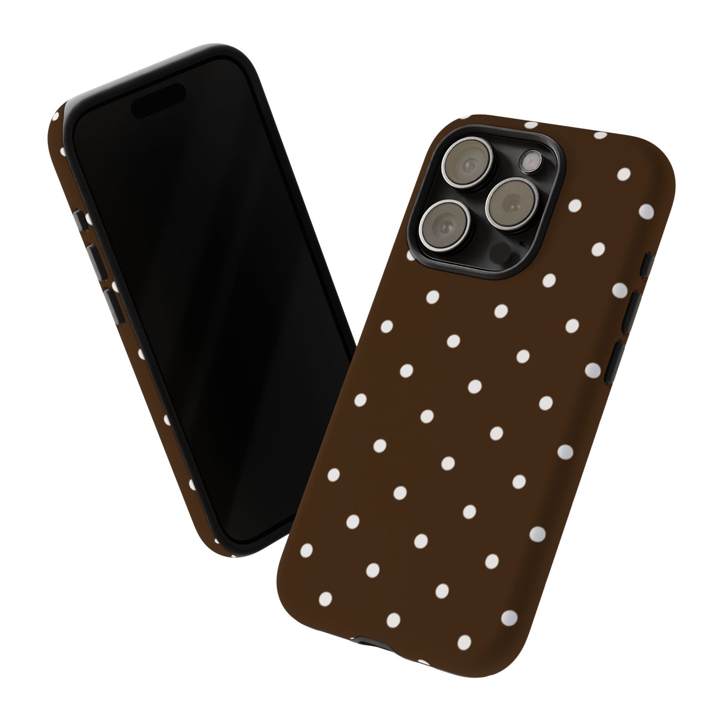 Cacao Polka Dot  — Phone Case Tough Case