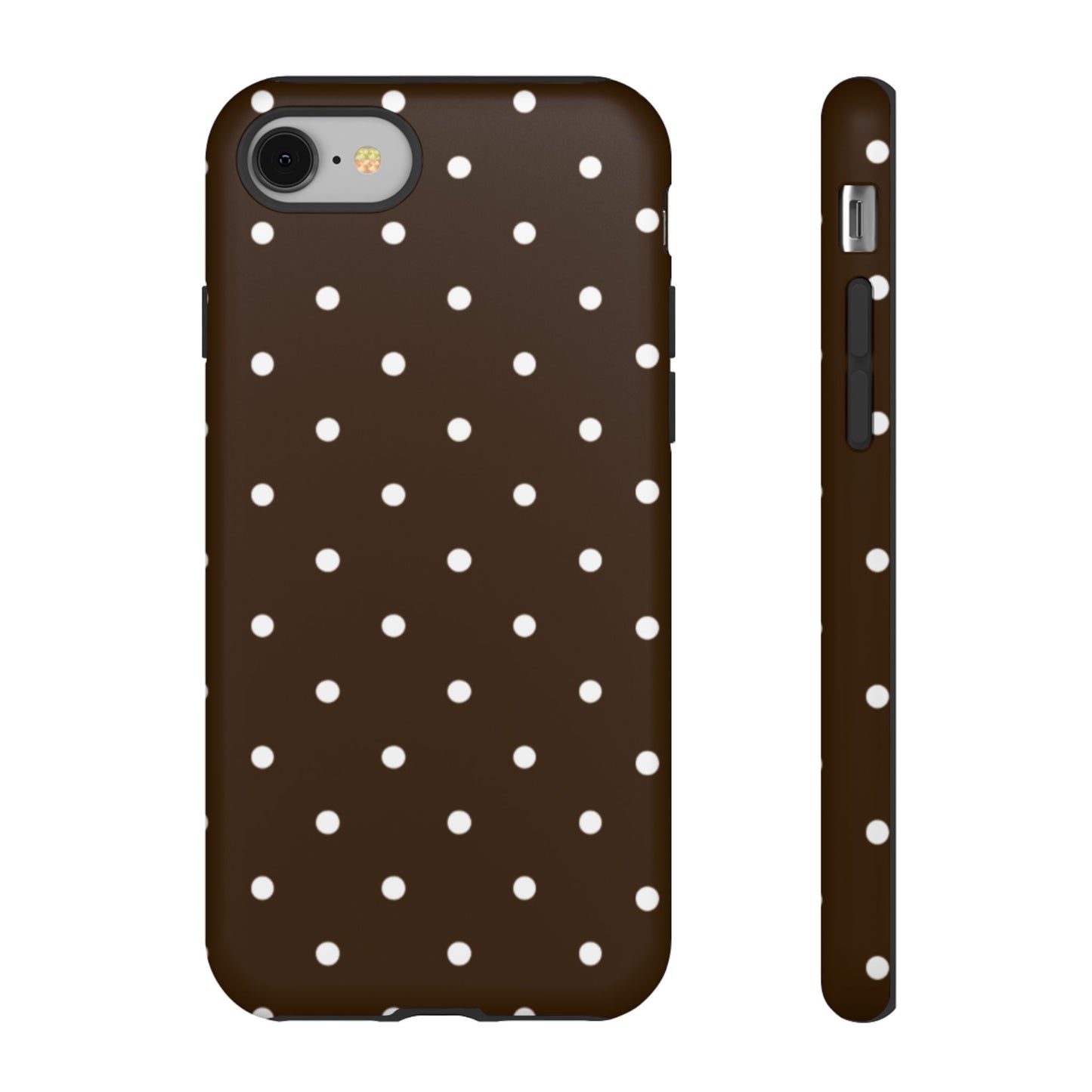 Cacao Polka Dot  — Phone Case Tough Case