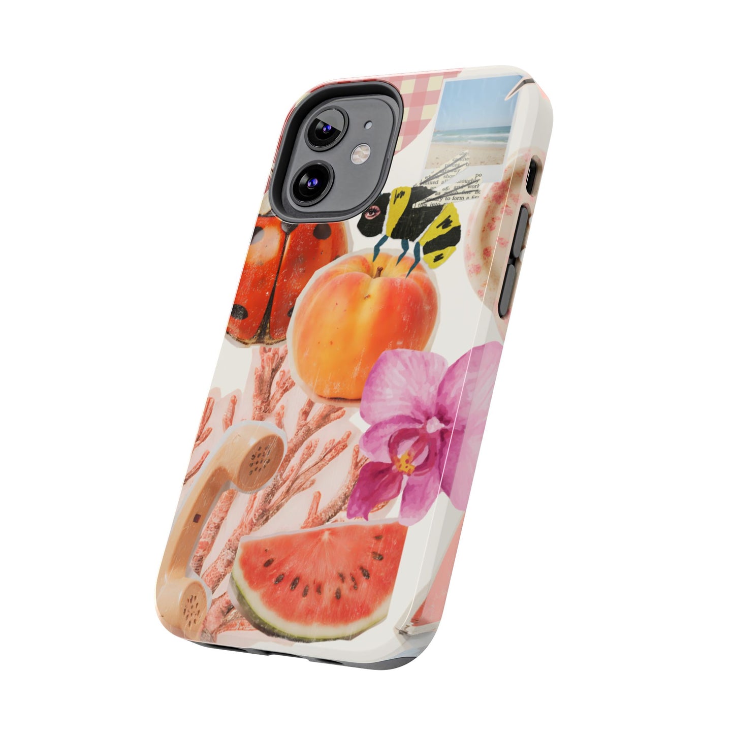 The farmers Market — Floral Fruit Collage Tough Phone Case