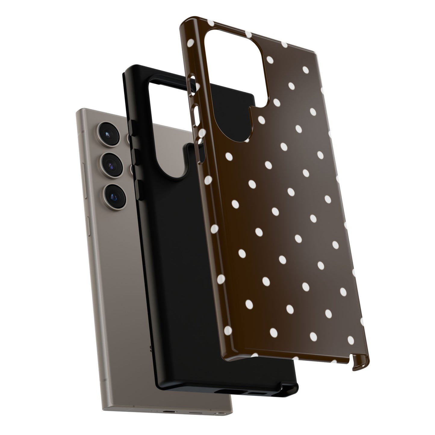 Cacao Polka Dot  — Phone Case Tough Case