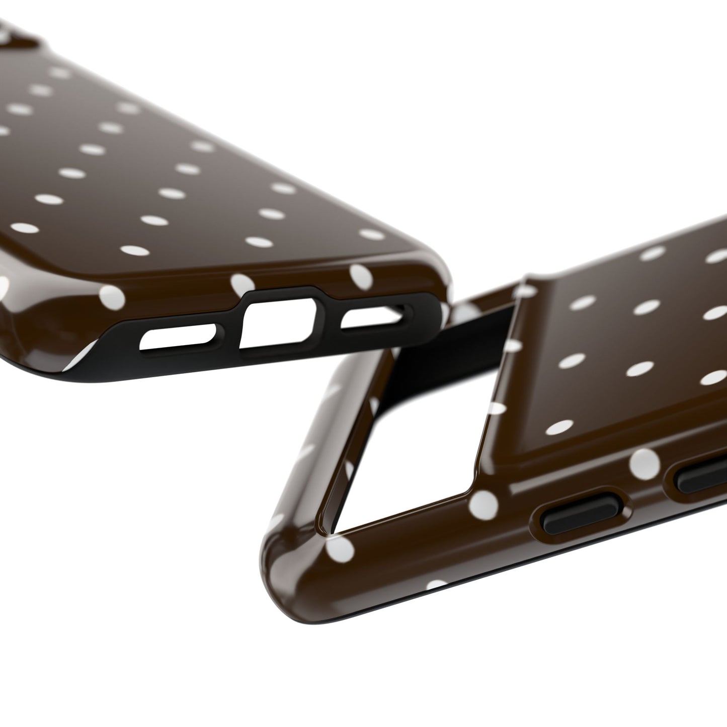 Cacao Polka Dot  — Phone Case Tough Case