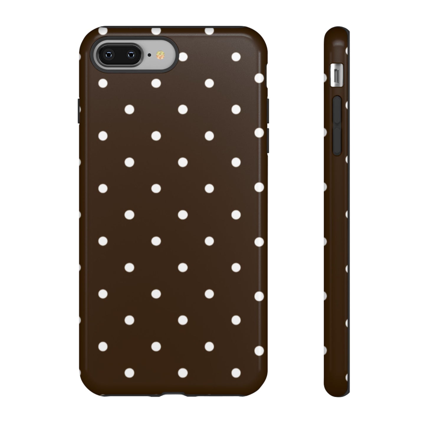 Cacao Polka Dot  — Phone Case Tough Case