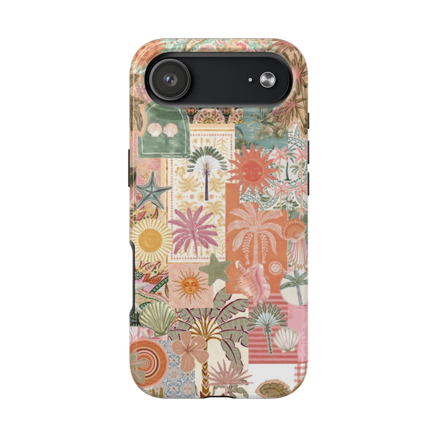 Girls Just Wanna Have Fun! — Tough Phone Case  Retro Tropical Collage iPhone Case