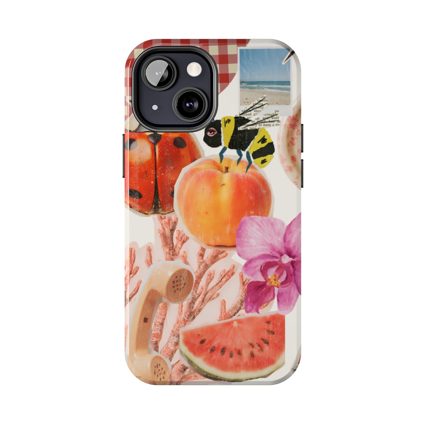 The farmers Market — Floral Fruit Collage Tough Phone Case