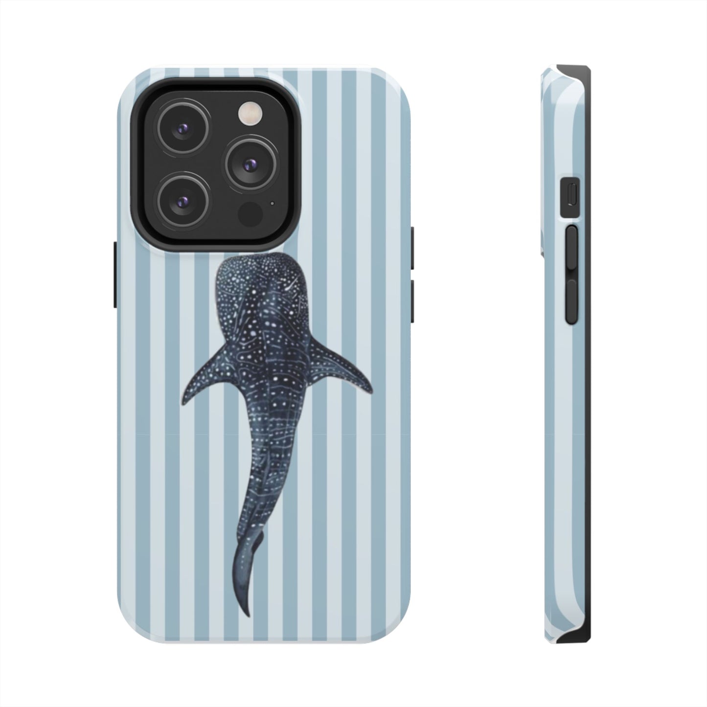 Deep Sea  — Blue Striped Tough Protective Cover
