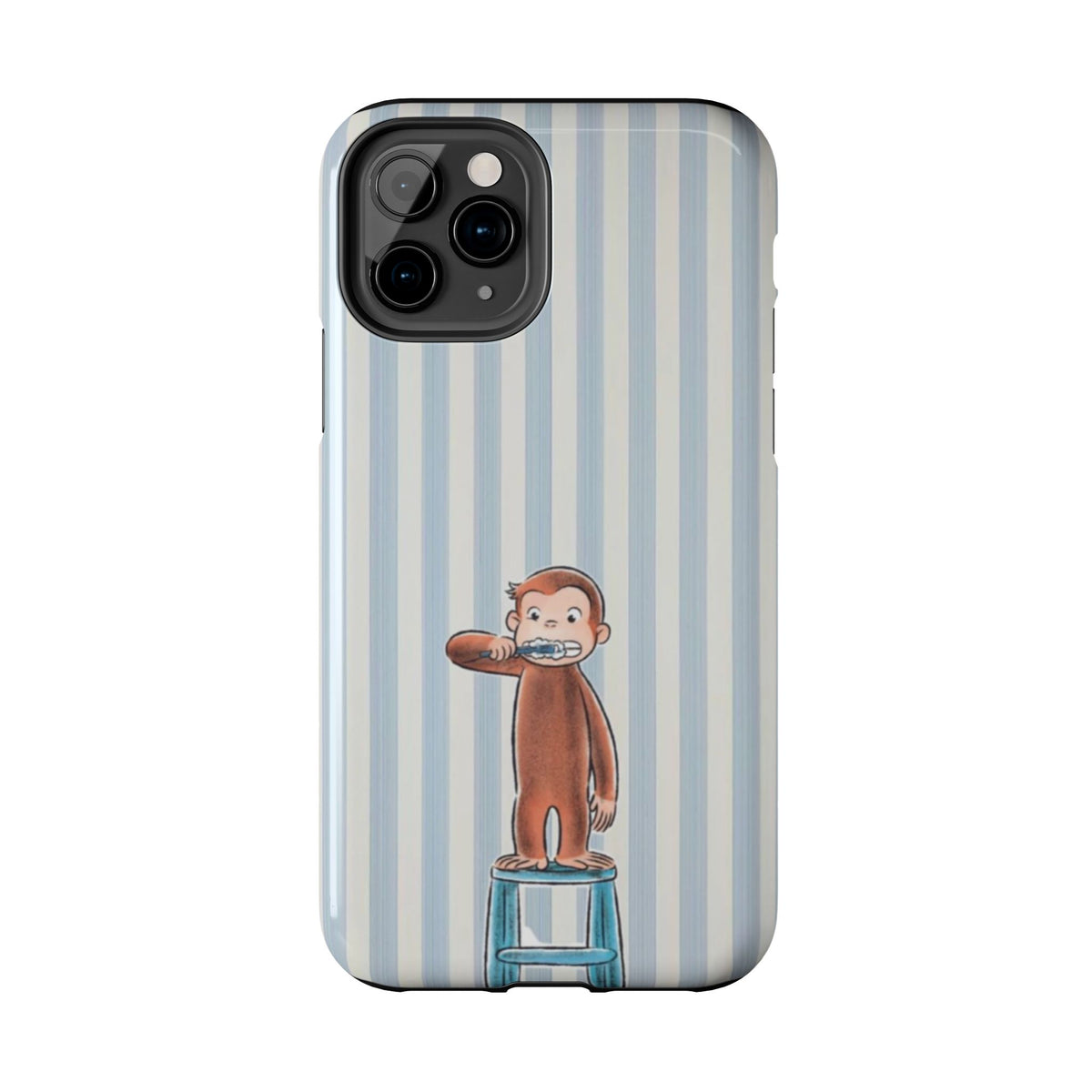 Curious George, Brushing Teeth — Monkey Brushing Tooth Tough Phone Case