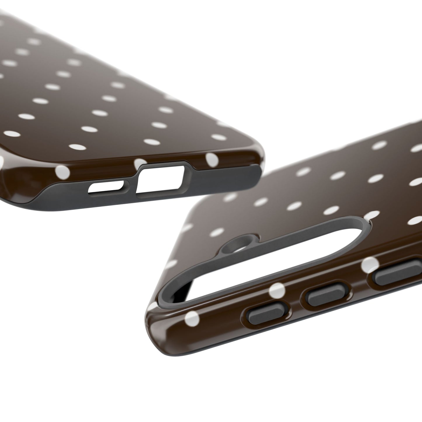 Cacao Polka Dot  — Phone Case Tough Case