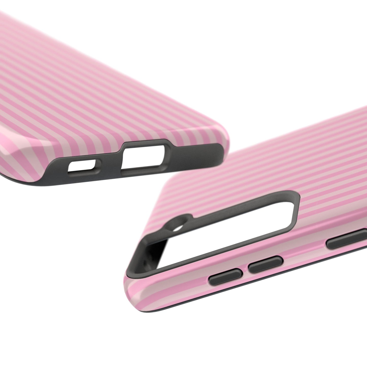 Pretty In Pink  – Pink Vertical Stripe Tough Phone Case