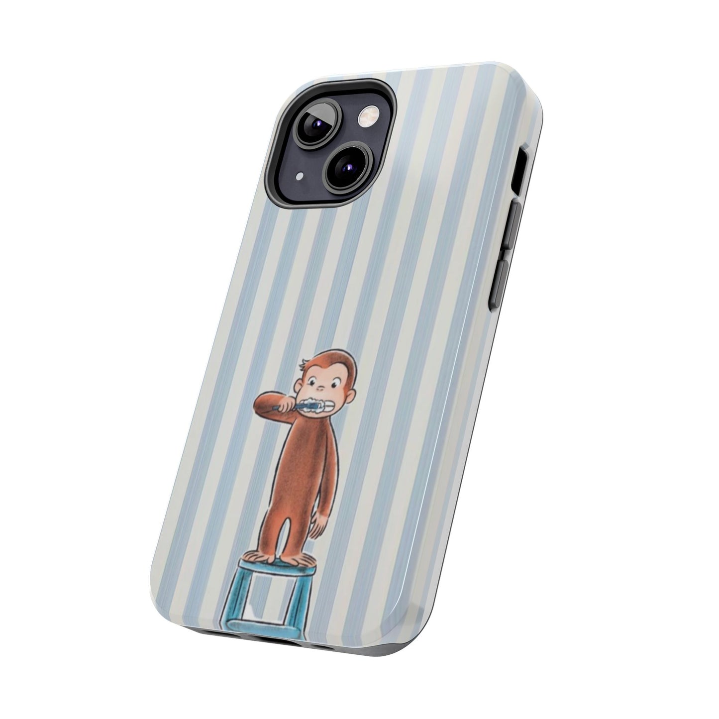 Curious George, Brushing Teeth — Monkey Brushing Tooth Tough Phone Case