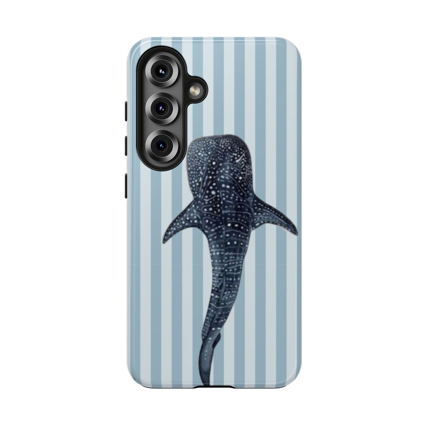 Deep Sea  — Blue Striped Tough Protective Cover