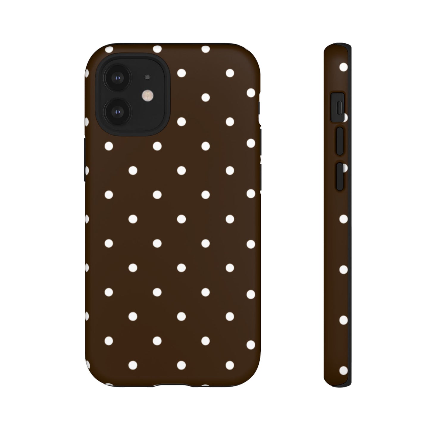 Cacao Polka Dot  — Phone Case Tough Case